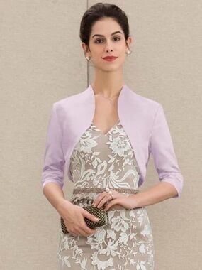 Lilac Women's Bolero Jacket - Elegant Cover-Up. Brand new.